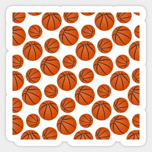 Basketball Pattern Sticker